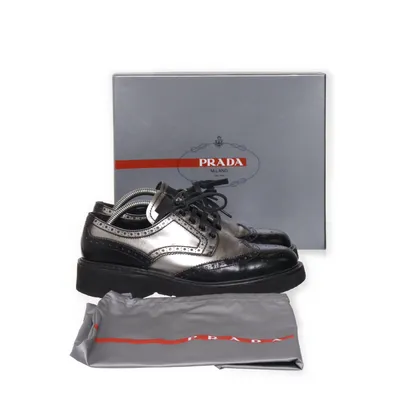 Brogues (Svart, Grå) från Prada Linea Rossa Skinn