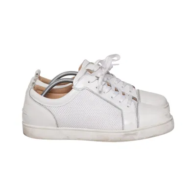 Baskets (Blanc, Argent) de Christian Louboutin