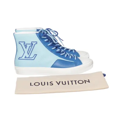Sneakers (Tattoo Ankle Sneakers 'Blue') from Louis Vuitton Leather