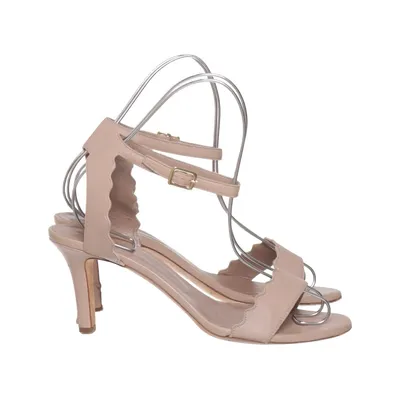 Sandales à talons hauts (Beige) de Chloé Cuir