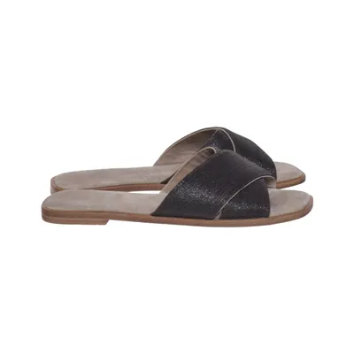 Sandalen (Schwarz, Grau) von Brunello Cucinelli Leder