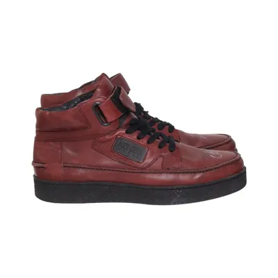 Bottes à lacets (Rouge) de Kenzo Cuir