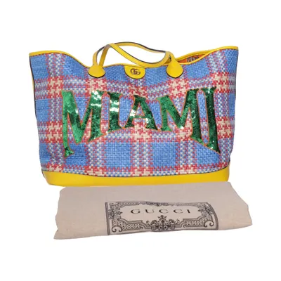 Handväska (Miami Raffia) från Gucci