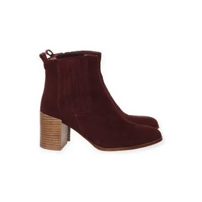 Heeled boots (Red) from Kauf Dich Glücklich Leather