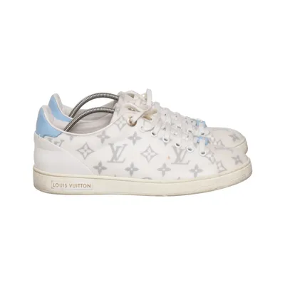 Baskets (Blanc, Bleu) de Louis Vuitton Cuir