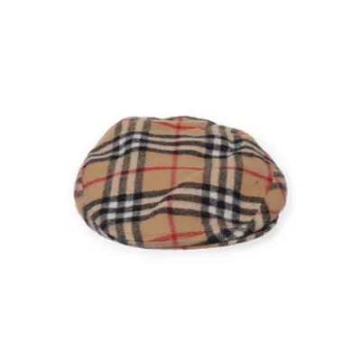 Flat cap (Beige, Flerfärgad) från Burberry Ull