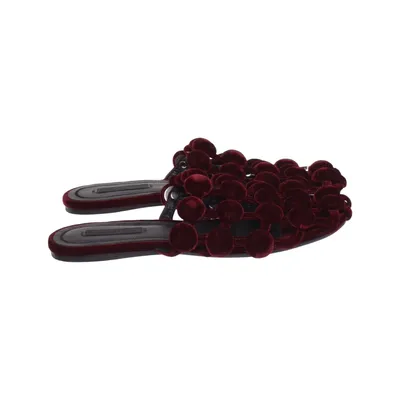 Mules (Rouge) de Alexander Wang Cuir