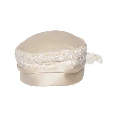 Pillboxhat (Beige) fra Camilla Silke