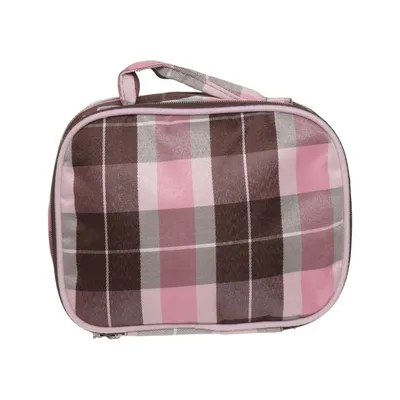Toilet bag (Brown, Pink, White) from Chiara Ambra