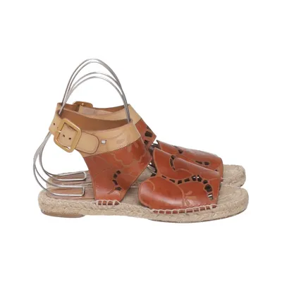 Sandals (Brown, Beige) from Chloé Leather