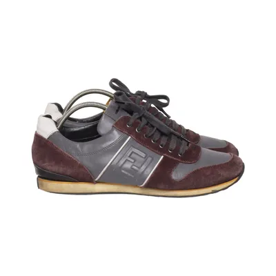 Sneakers (Gray, Brown) from Fendi Leather