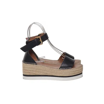 Wedges (Black, Beige) from See by Chloé