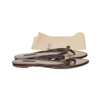 Tongs (Marron) de Louis Vuitton Cuir