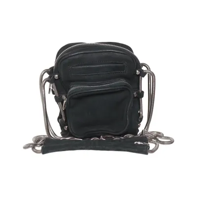 Sac à bandoulière (Vert) de Alexander Wang Cuir, Daim