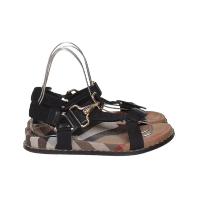 Sandals (Black, Multicolored) from Burberry