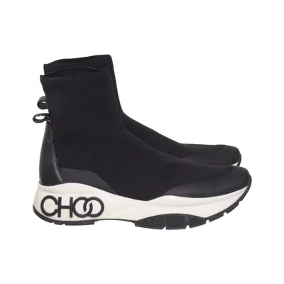Sneakers (Black, White) from Jimmy Choo Leather