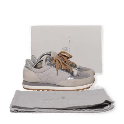 Sneakers (Silverfärgad, Beige) från Brunello Cucinelli