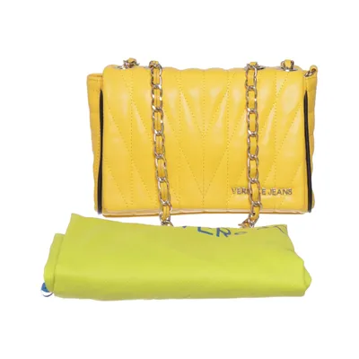 Schoudertas (Geel) van Versace Jeans Polyester, Polyurethaan