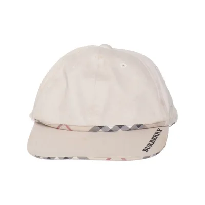 Baseballkeps (Beige, Flerfärgad) från Burberry Bomull