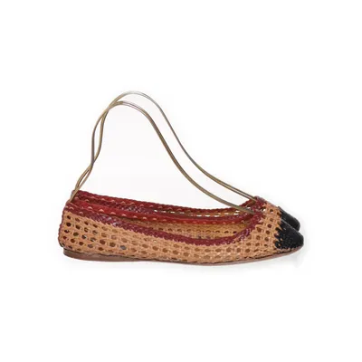 Ballerinaskor (Beige, Flerfärgad) från Prada