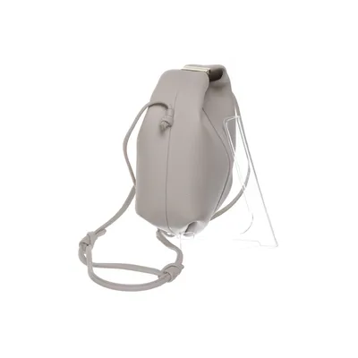 Shoulder-bag (Gray) from Polène Leather