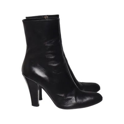 Bottes à talons (Noir) de Miu Miu Cuir