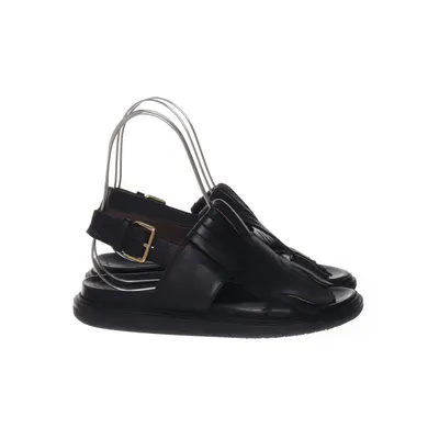 Sandals (Black) from Marni Leather