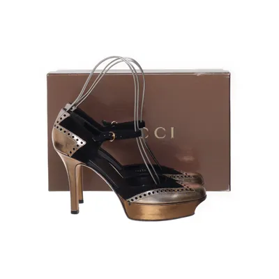 High heels (D'Orsay) from Gucci Leather, Suede