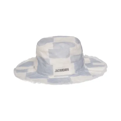 Bob (Bleu, Blanc) de Jacquemus Coton, Lin