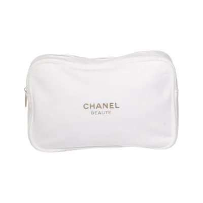 Toilettas (Wit) van Chanel Beauté Gerecycled polyester