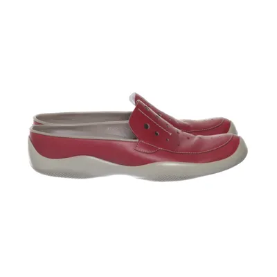 Slip-ins (Rood) van Prada Linea Rossa Leer