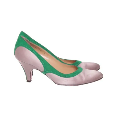 Escarpins (Rose, Vert) de Emanuel Ungaro