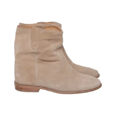 Enkellaarzen (Beige) van Isabel Marant Leer