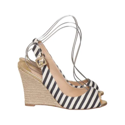 Sleehakken (Puglia 100 ) van Christian Louboutin Katoen, Leer