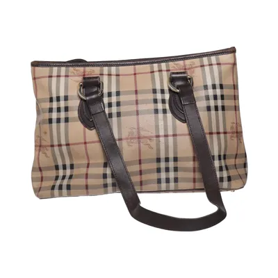 Handbag (Beige, Black, Red) from Burberry