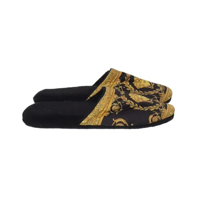 Slippers (Zwart, Goud) van Versace Home Katoen