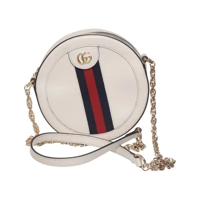 Axelremsväska (Ophidia Mini Round) från Gucci Skinn