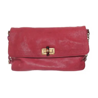 Skuldertaske (Happy Poppy Bandouliere) fra Lanvin Læder