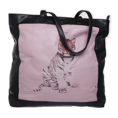 Handbag (Black, Pink) from Armani Exchange Faux leather