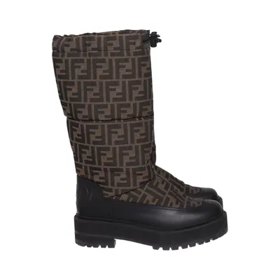 Boots (Brown, Black) from Fendi Leather