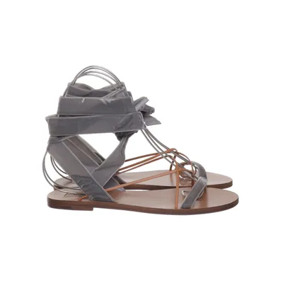 Sandals (Gray, Beige) from Valentino Garavani Leather