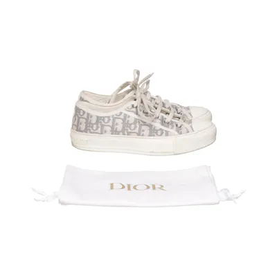 Sneakers (Grå, Vit) från Christian Dior Skinn