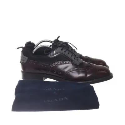 Brogues (Welt-Sewn Derby Business Shoes) from Prada Leather