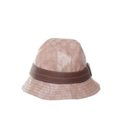 Bucket hat (Beige, Roze) van Gucci Katoen, Polyurethaan
