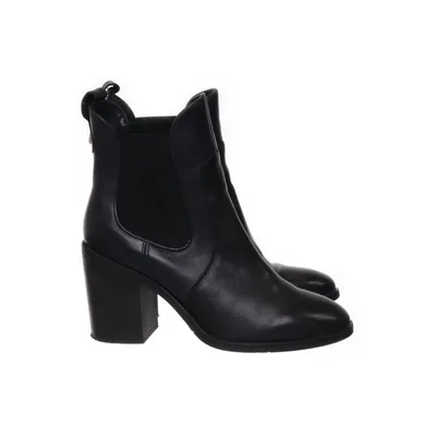 Heeled boots (Black) from Tommy Hilfiger Leather