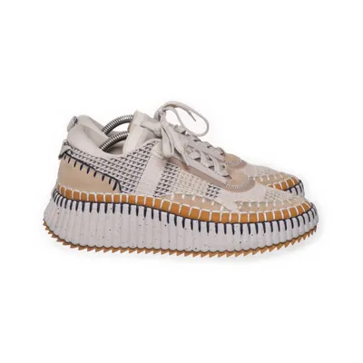 Baskets (Beige, Multicolore) de Chloé Daim