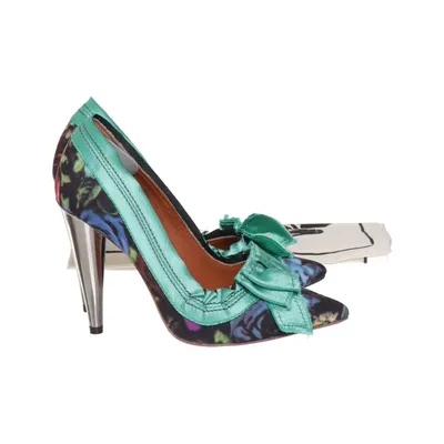 Hoge hakken (Groen, Meerkleurig) van Lanvin x H&M Leer