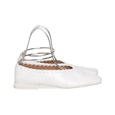 Ballet flats (White) from Jil Sander Leather