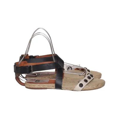 Espadrilles (Noir, Blanc) de Lanvin Cuir