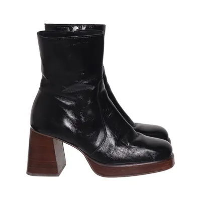 Bottes à talons (Noir) de Jonak Cuir